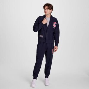Champion Adult Shawl Neck Fleece Shawl Sweater - Navy Blue S